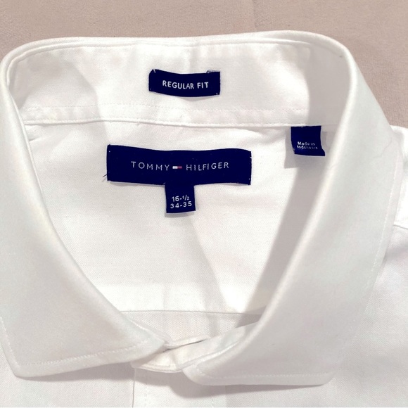 Tommy Hilfiger White  Button Down Shirt - Picture 4 of 7
